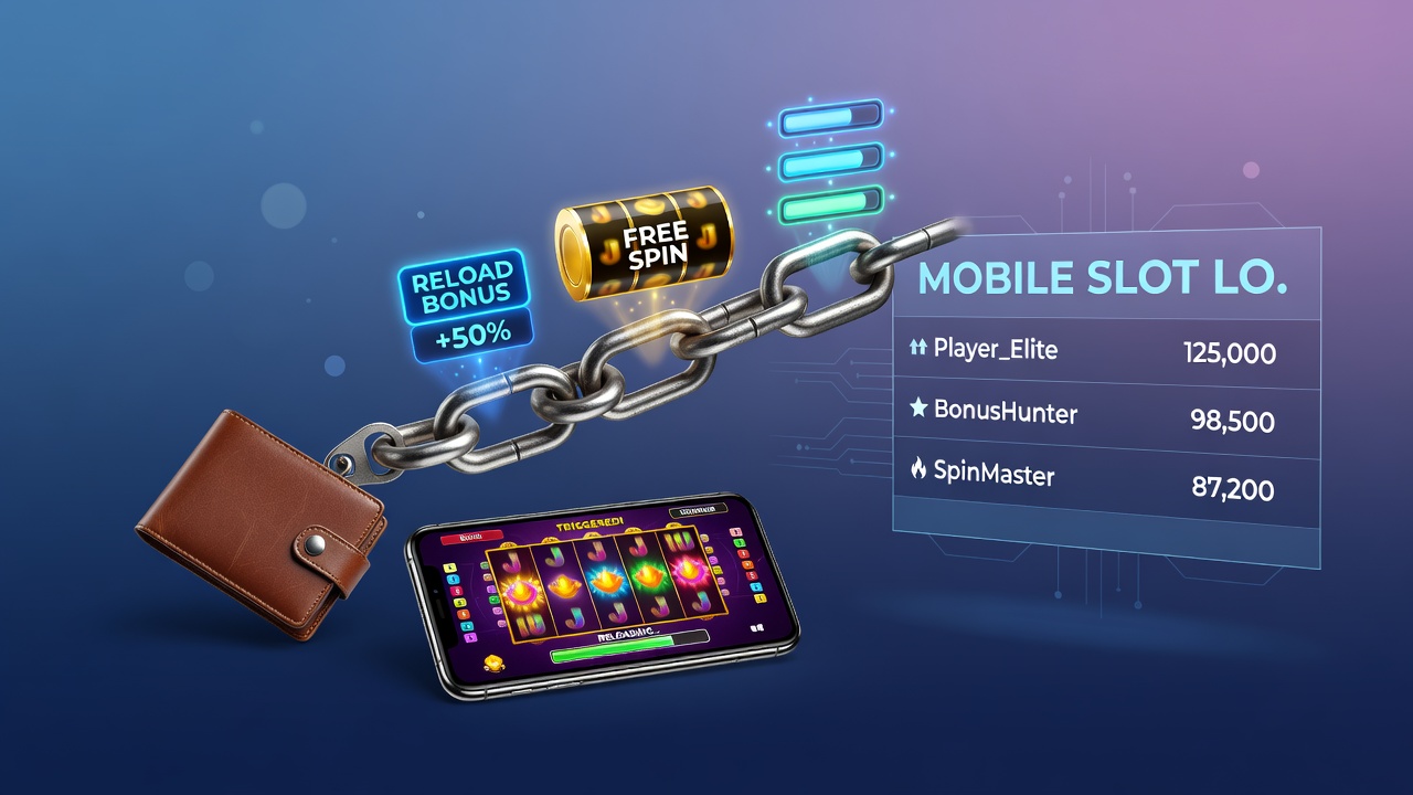 Player progression screen on mobile slot app highlighting loyalty tier advancement and jackpot access