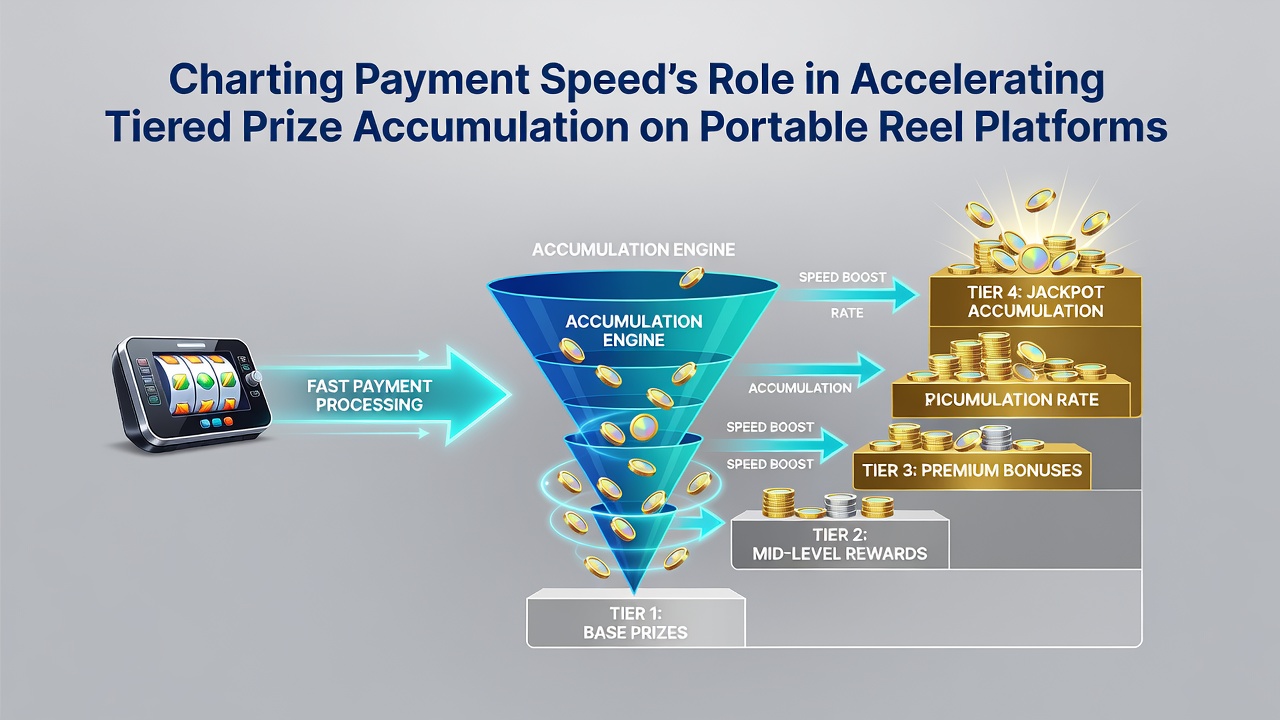 Close-up of smartphone screen displaying tiered loyalty rewards and instant payment success notification during slot session