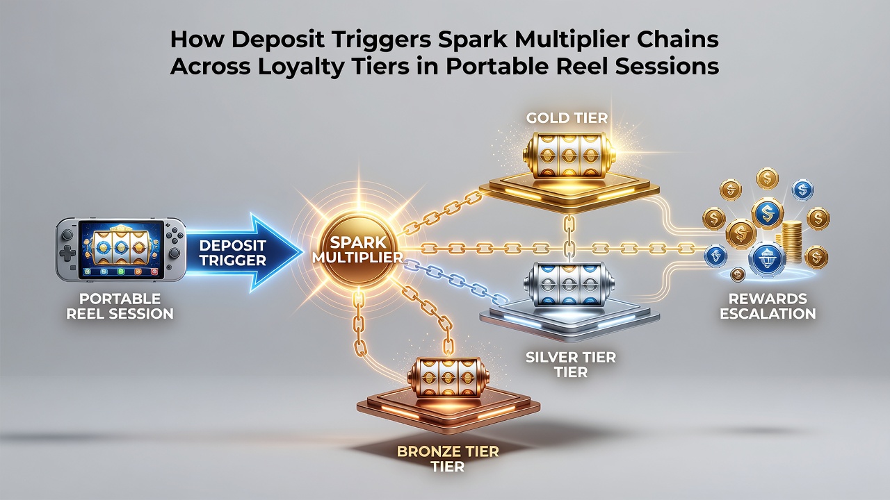 Close-up of loyalty dashboard displaying chained multipliers and tier advancement after a deposit