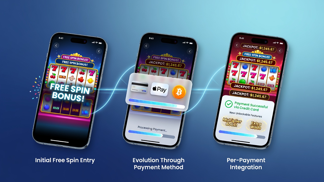 Mobile loyalty dashboard showing tier progression from free spins to jackpot eligibility levels