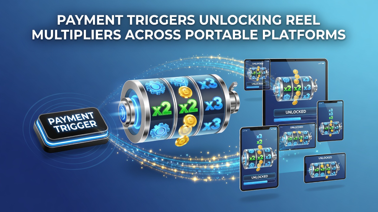 Mobile slot interface showing payment-triggered reel multipliers in action on a portable device
