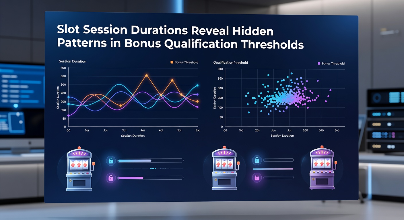 Analytics dashboard displaying session duration graphs alongside bonus qualification milestones