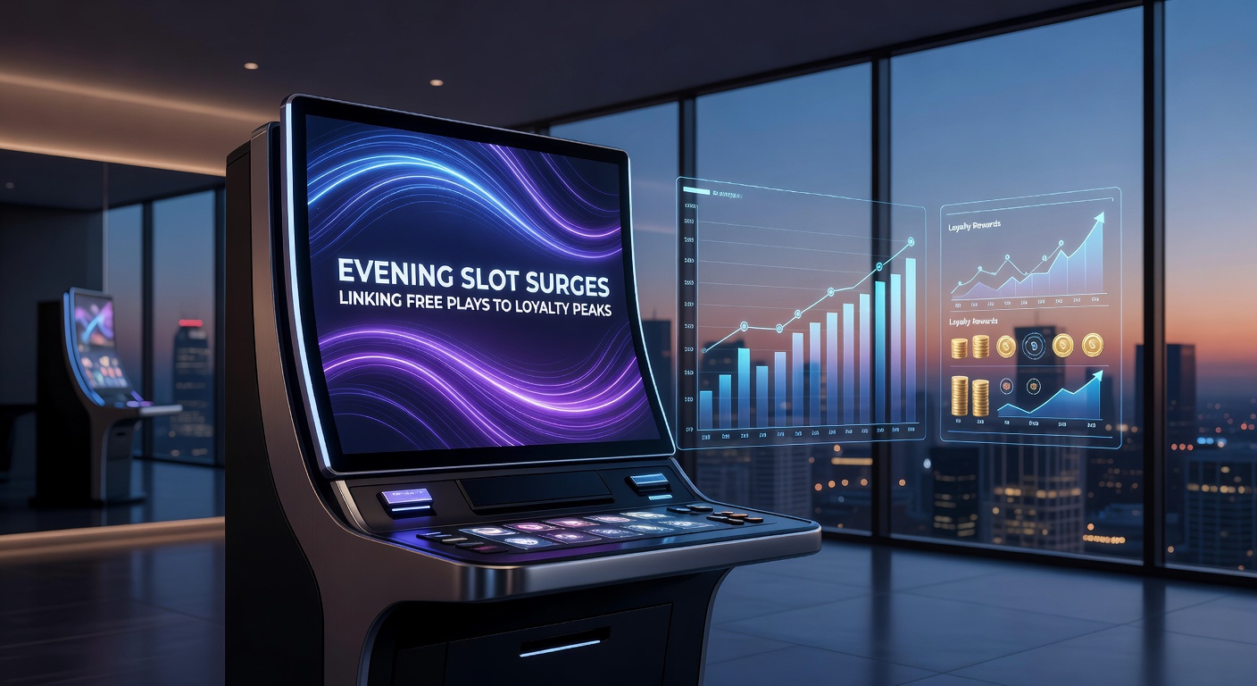 Chart illustrating peak evening hours for online slot engagement with loyalty point accumulations highlighted in purple spikes