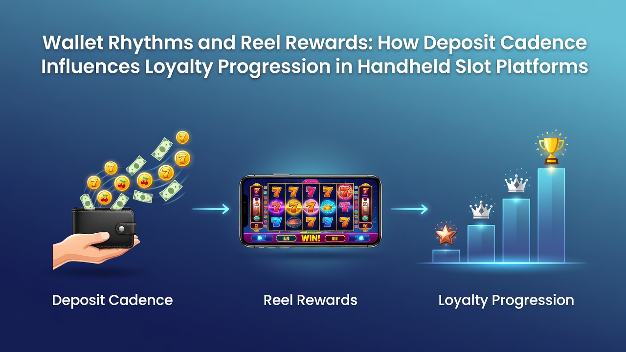 Mobile slot player reviewing deposit history and loyalty tier progress on a handheld device